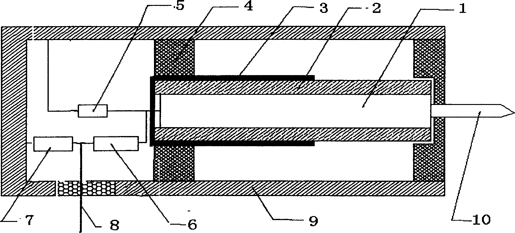 High-voltage pulse resistance voltage divider