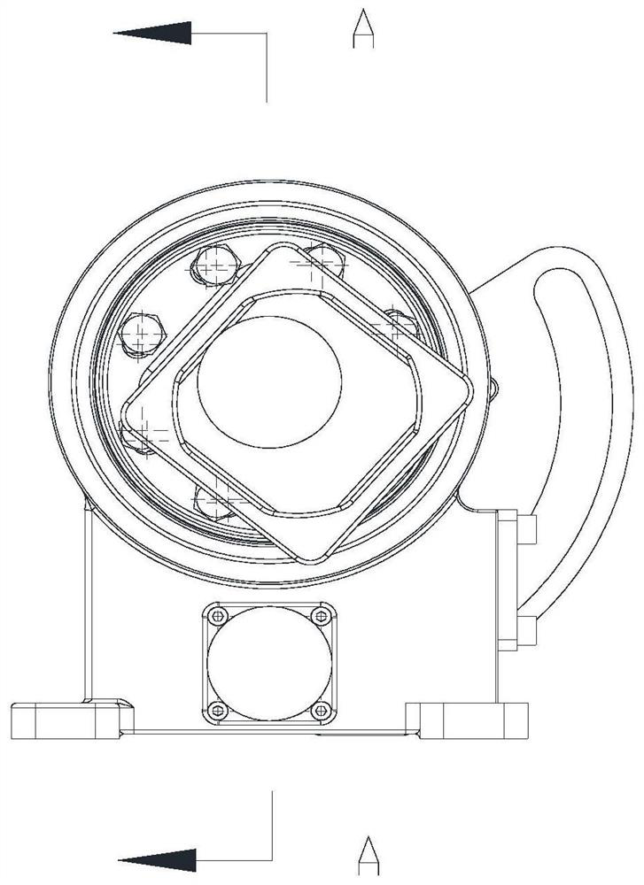 Solar tracking device driven by single main beam