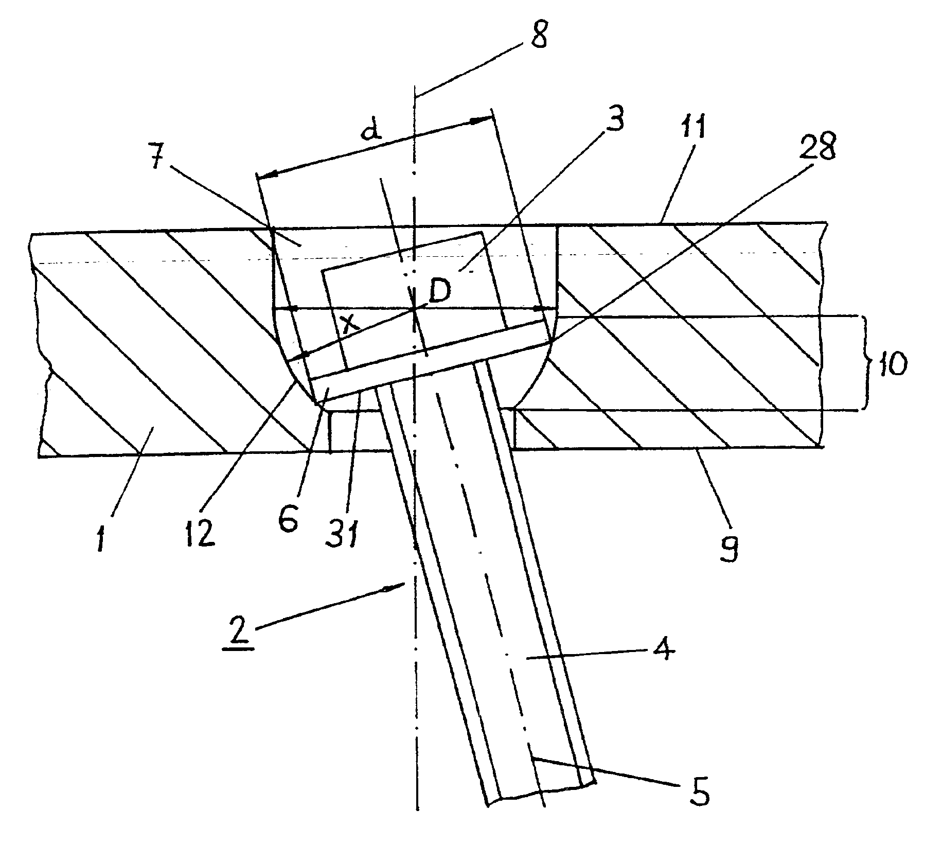 Angle-adjustable bone screw and fixation device