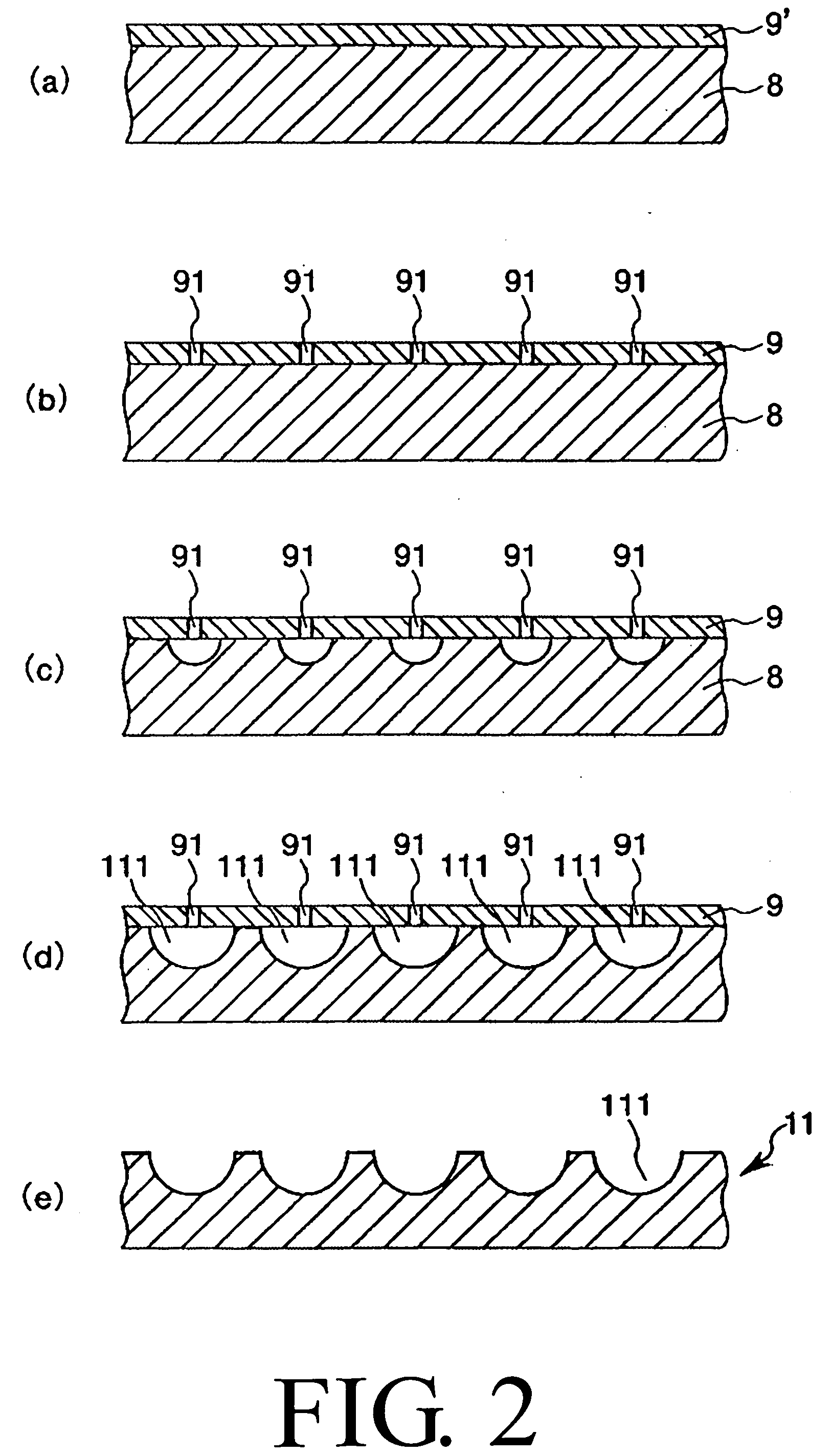 Microlens substrate, a method for manufacturing the microlens substrate, a liquid crystal panel, and a projection type display apparatus