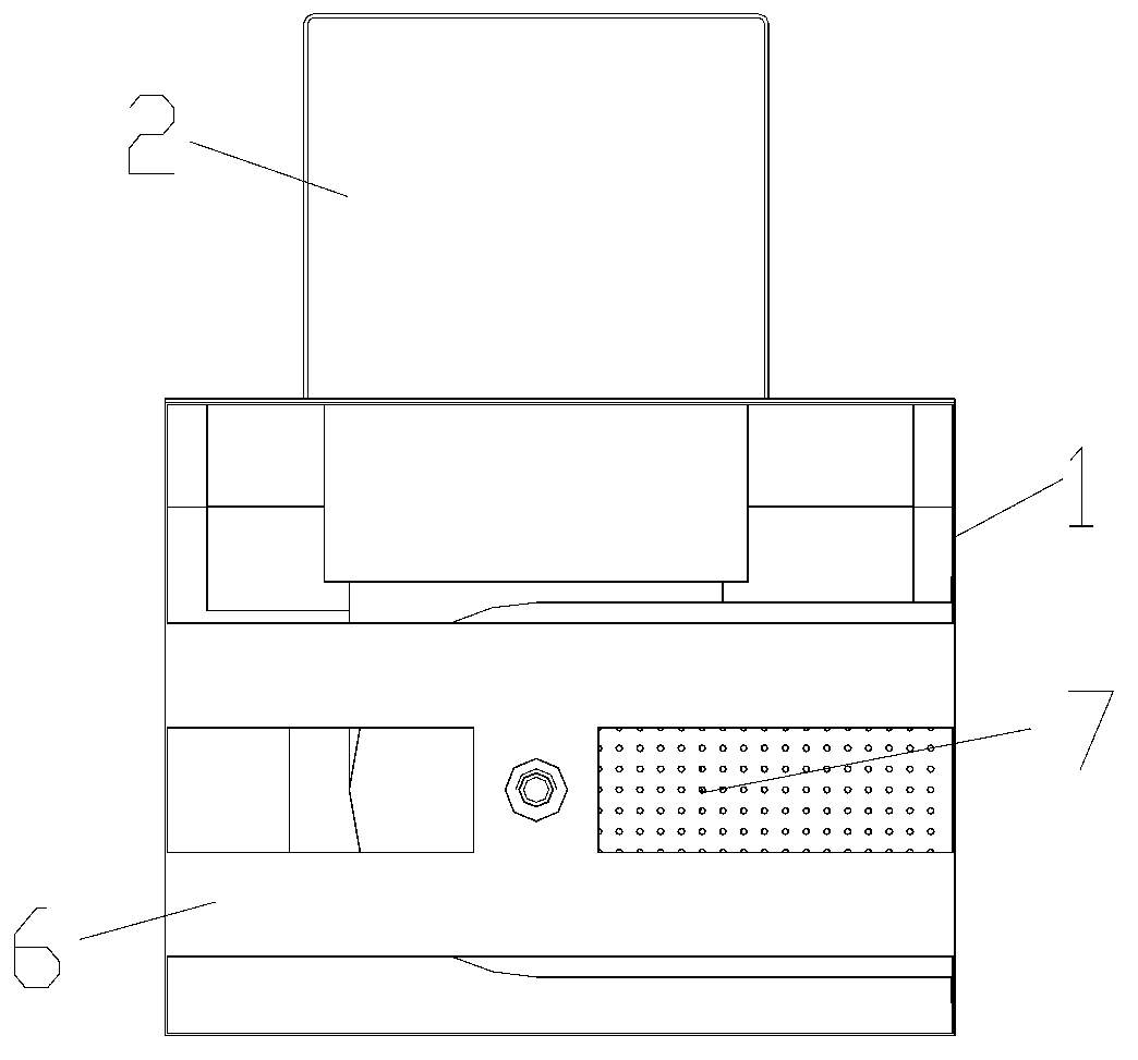 Slag discharge water removal device for food waste disposal platform