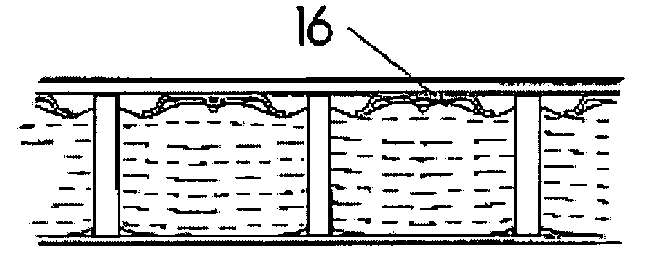 Device and method to provide air circulation space proximate to insulation material