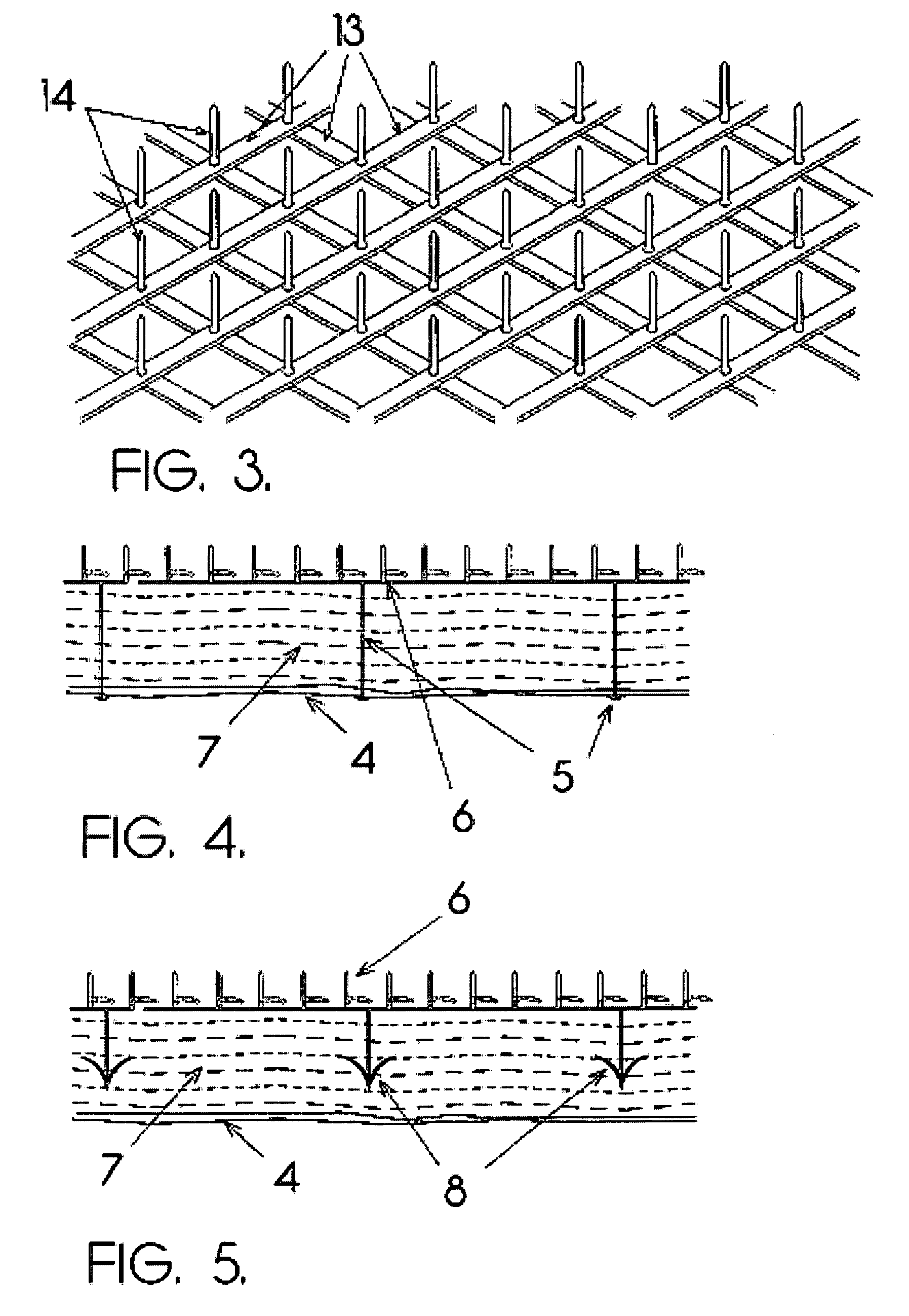 Device and method to provide air circulation space proximate to insulation material