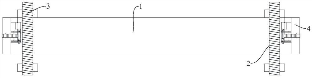 Structure-adjustable high-air-tightness stainless steel flange