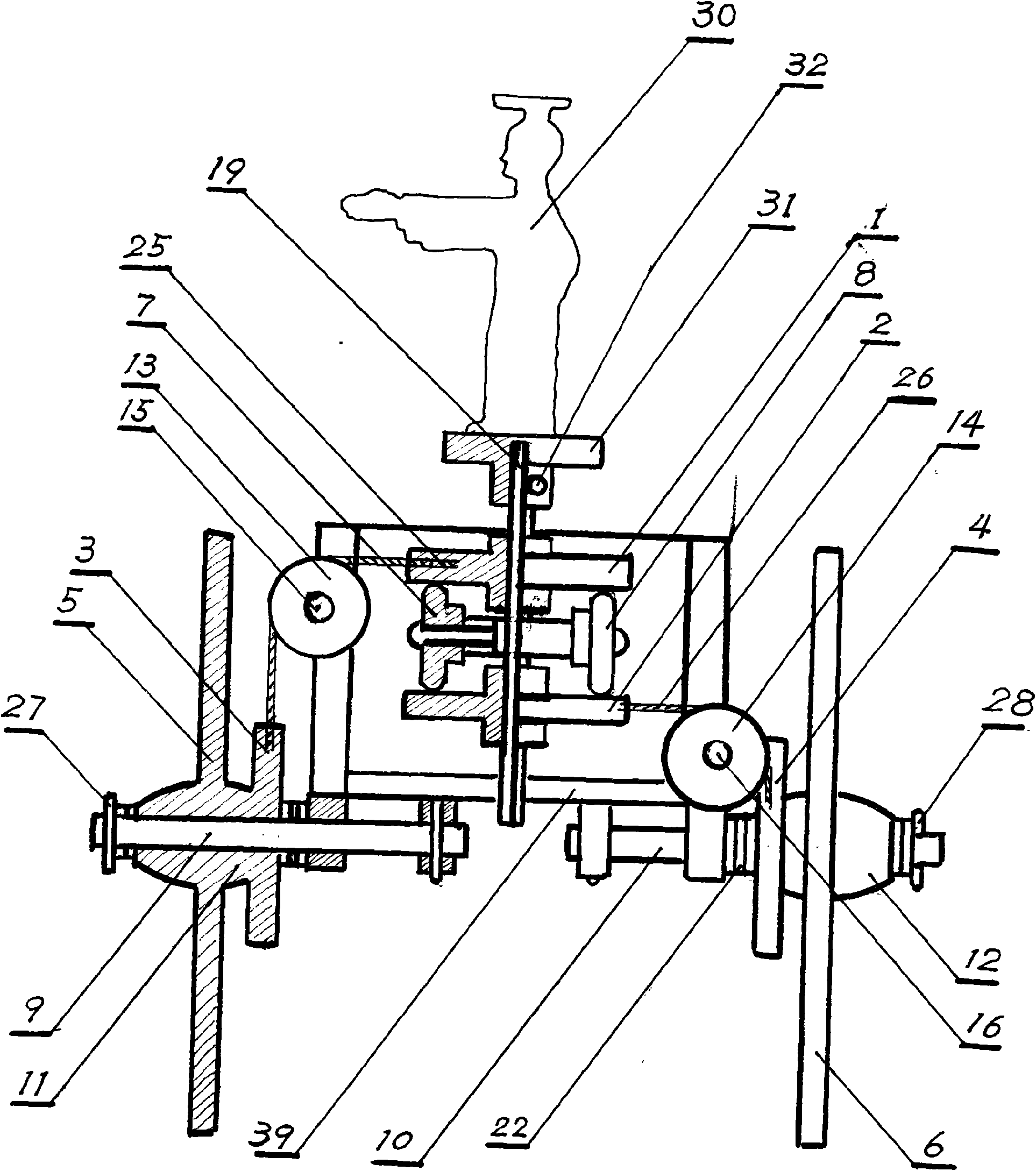 Tai chi eight-diagram type Xuanyuan emperor southward pointing cart