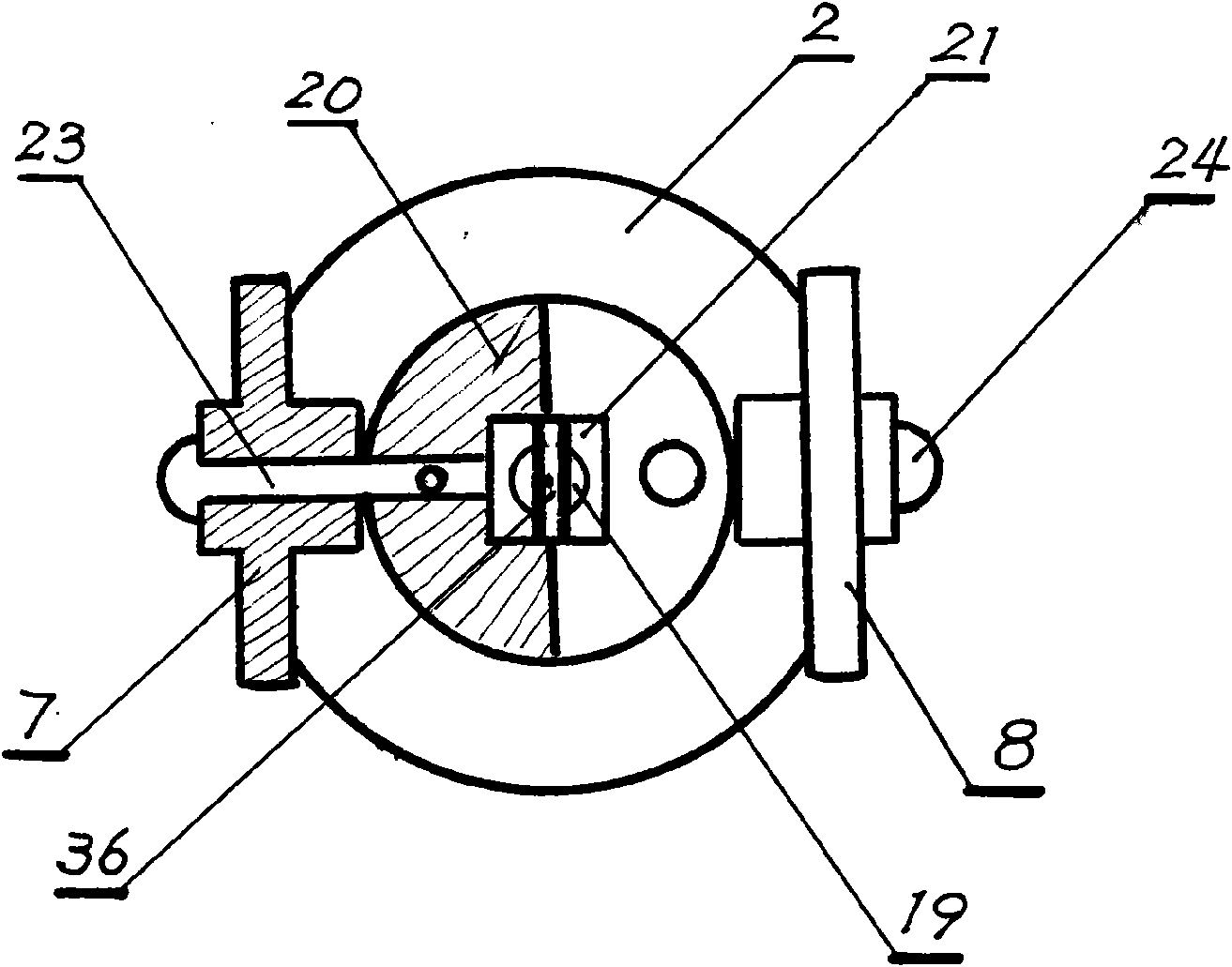 Tai chi eight-diagram type Xuanyuan emperor southward pointing cart