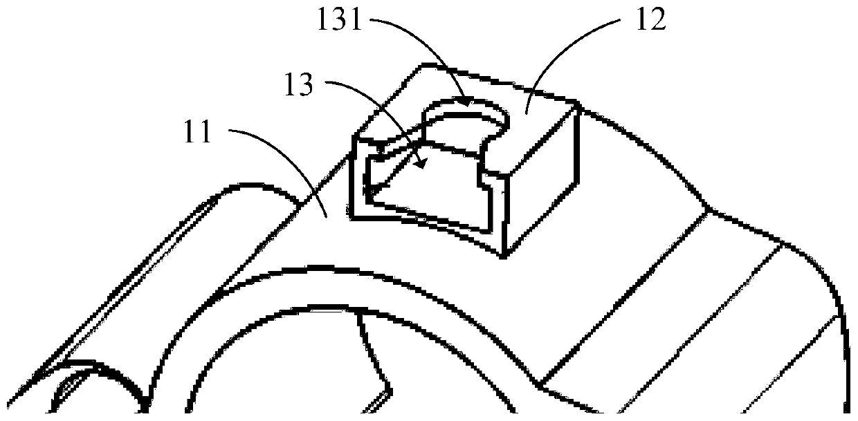 Wire harness pipe clamp and wire harness device