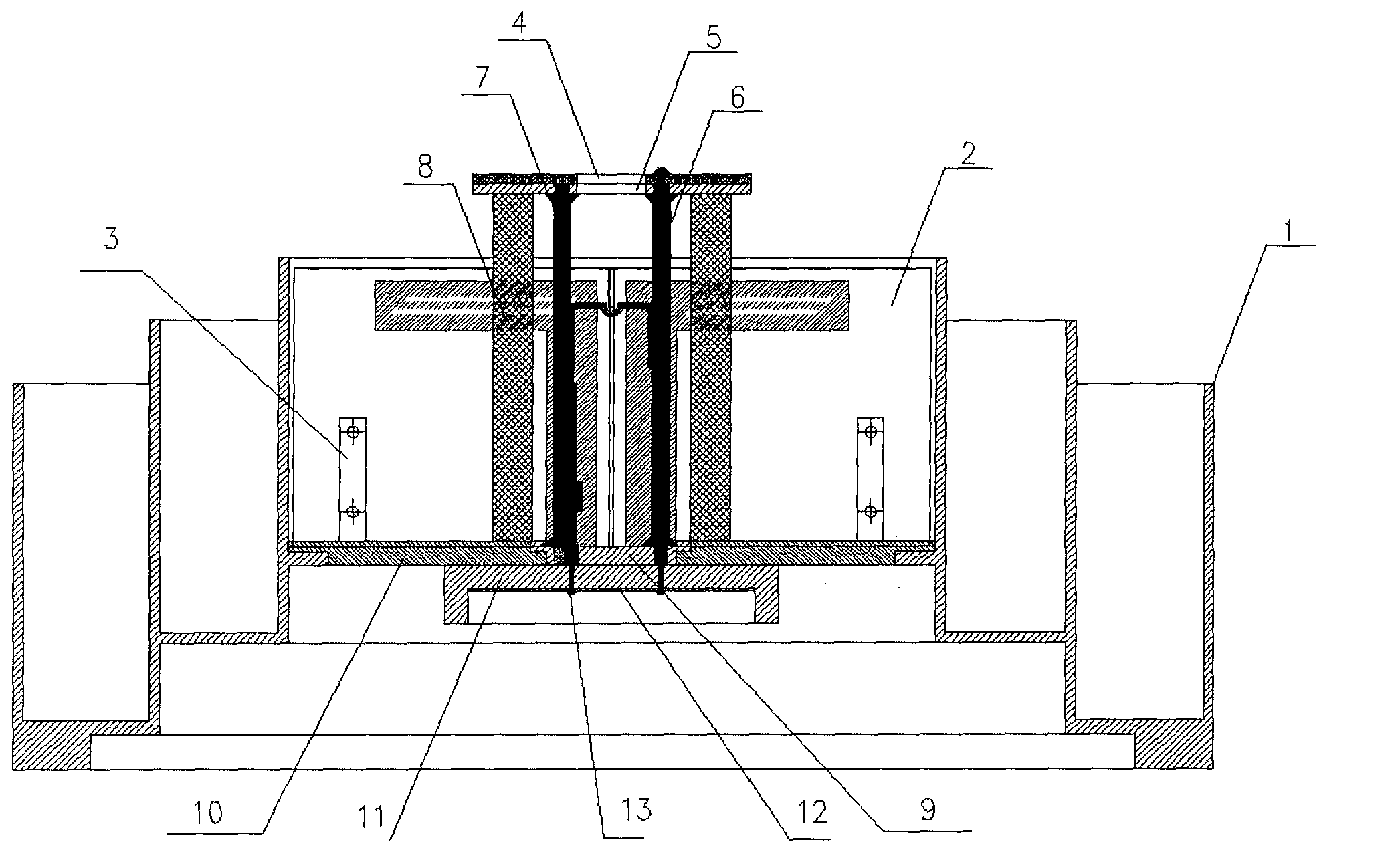 Wide-band measuring antenna