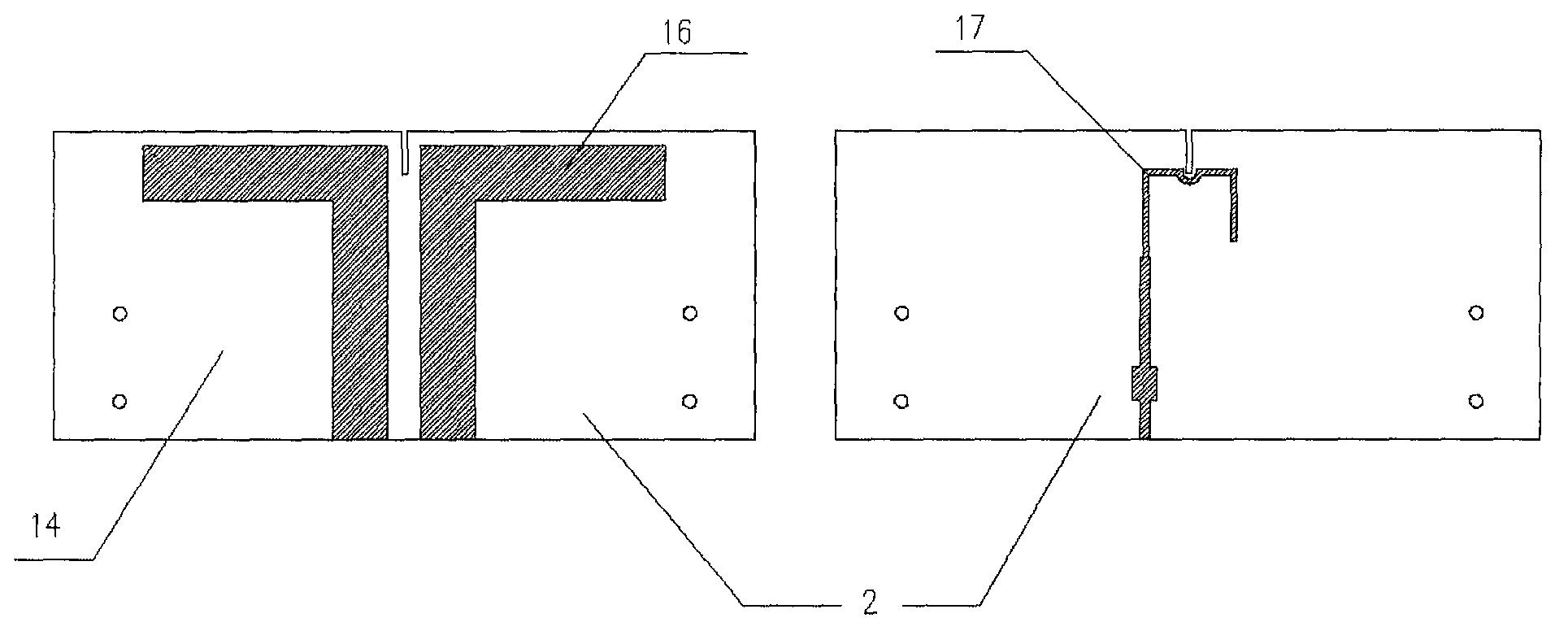 Wide-band measuring antenna