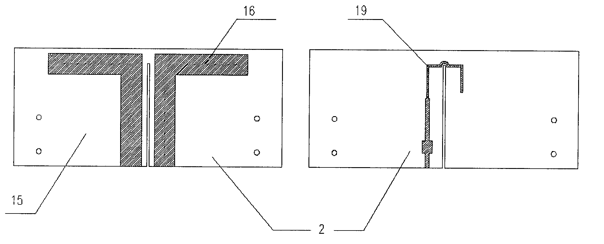 Wide-band measuring antenna