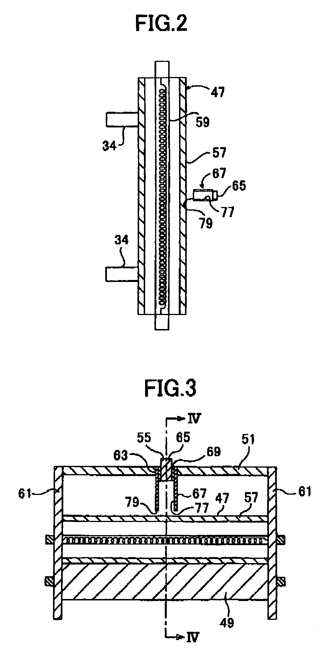 Heat fixing device capable of preventing deterioration of a temperature sensor and an image forming apparatus