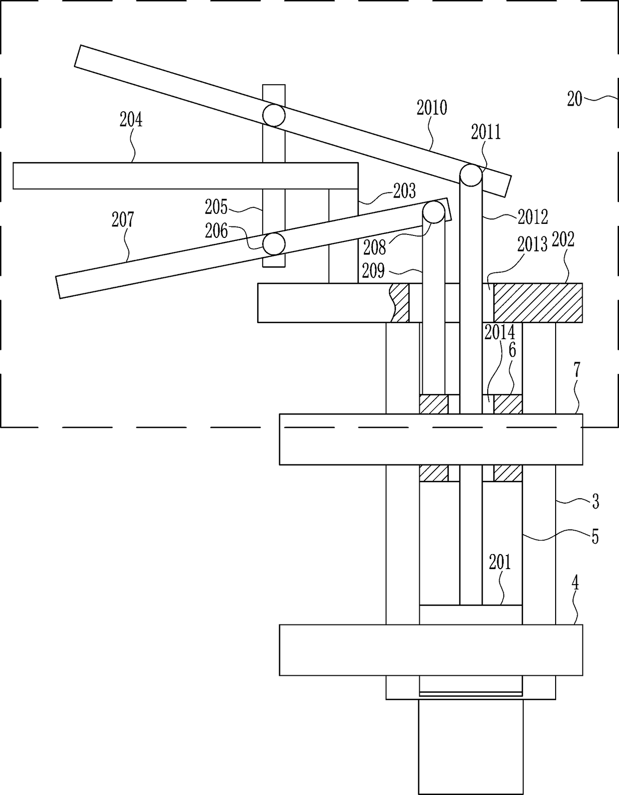 A kind of brick cutting equipment for construction site