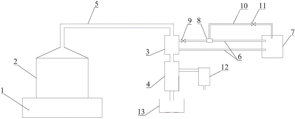 Chinese mugwort essential oil refining device and Chinese mugwort essential oil refining method