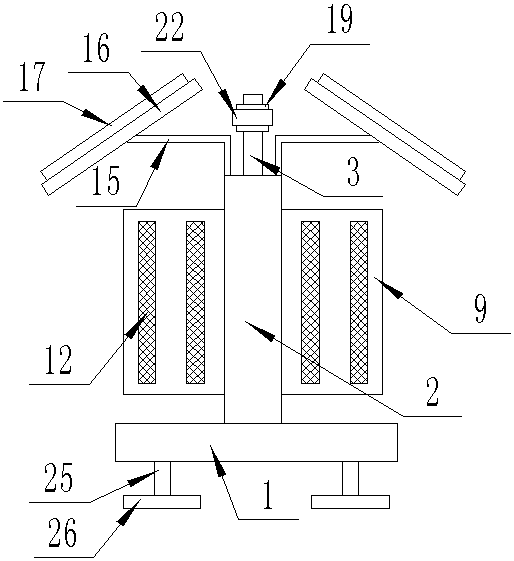 Energy-saving and environment-friendly sewage treatment device