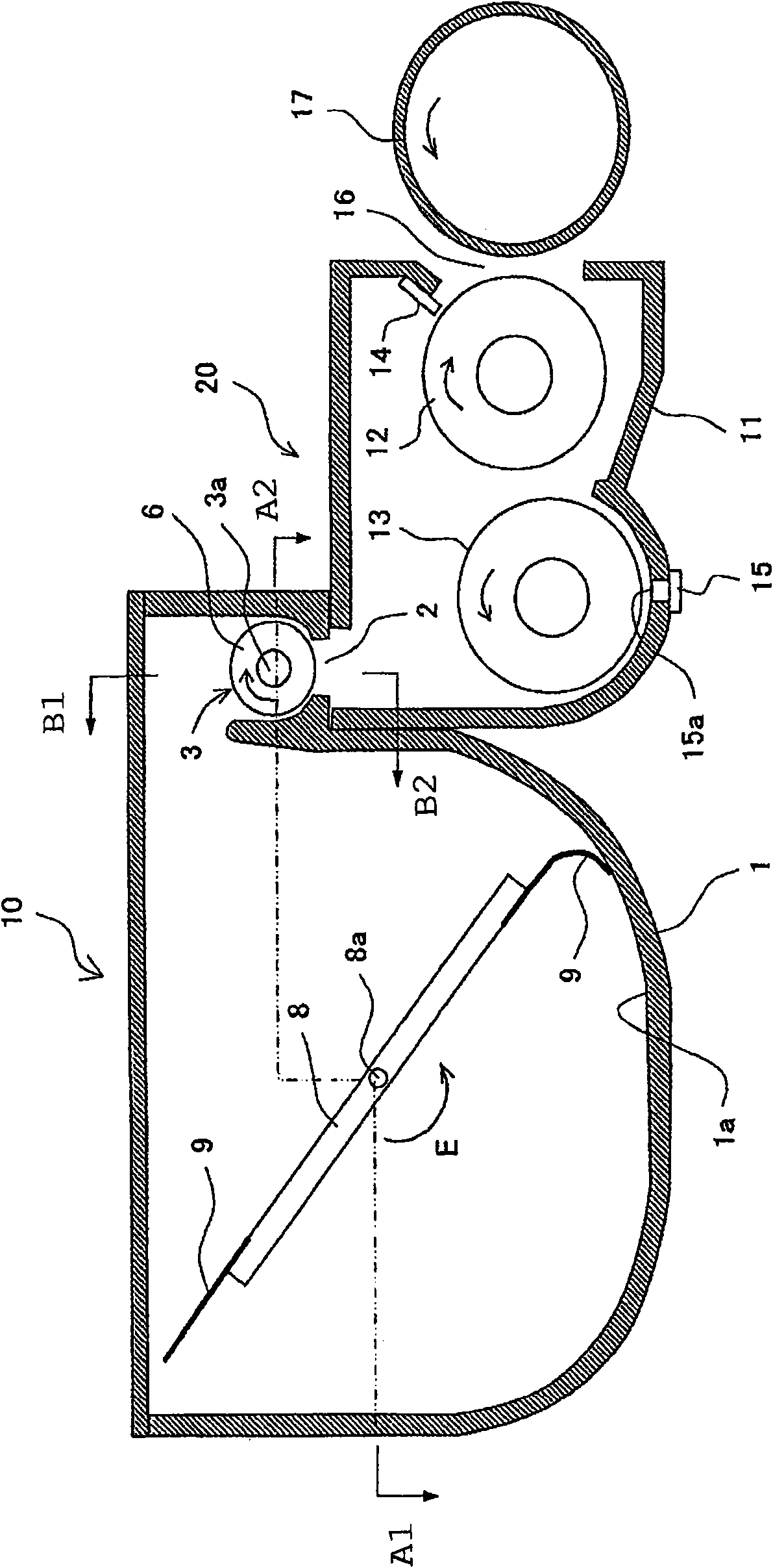 Toner cartridge and developing device and image forming apparatus using the same