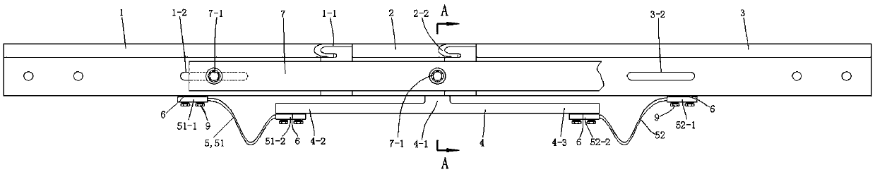 A conductive rail expansion joint