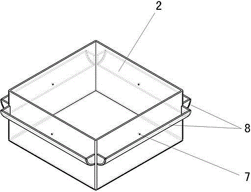 Crucible with impurity-discharge function and applied in polysilicon purification or ingot casting link, and polysilicon purification or ingot casting method