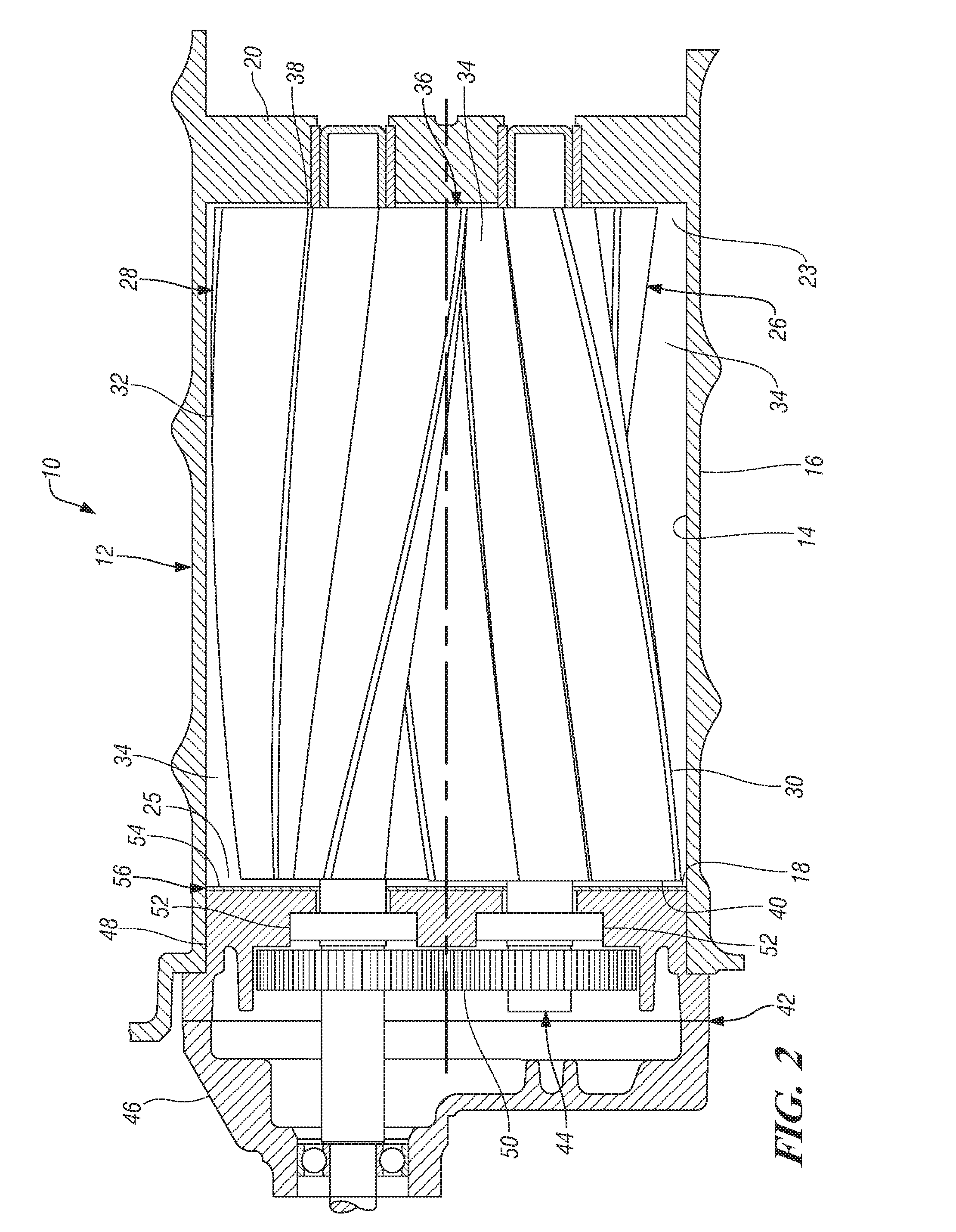 Supercharger with heat insulated gear case