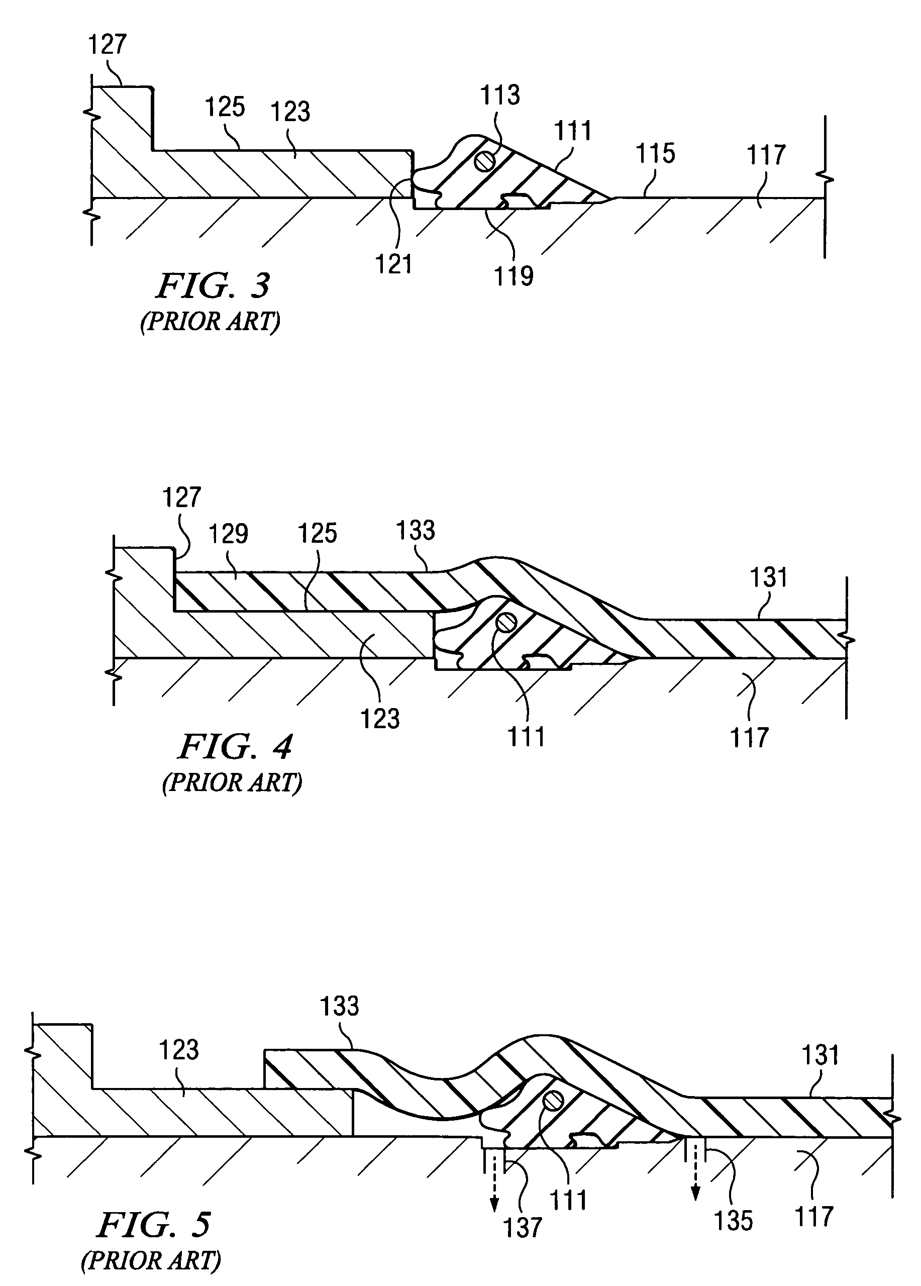 Method of manufacturing a seal and restraining system