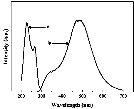 Bismuth-ion-doped halogen phosphate fluorescent material and preparation method thereof