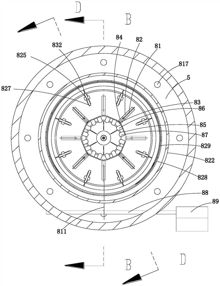 Efficient cabinet type centrifugal fan