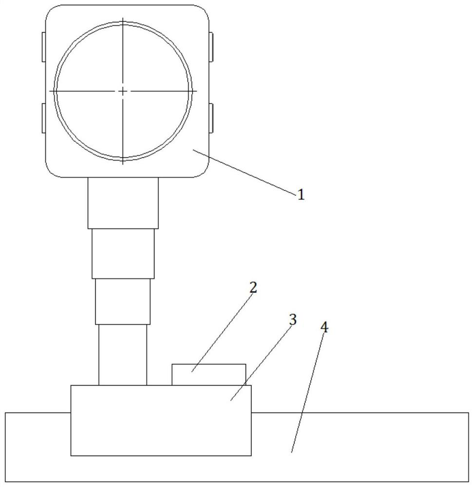 Device and method for measuring vehicle axle distance based on infrared range finder