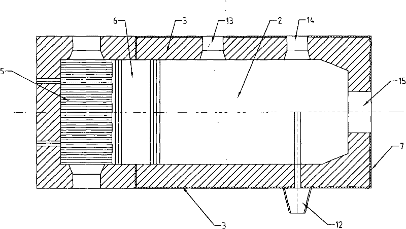 Reflecting furnace for smelting tin lead materials