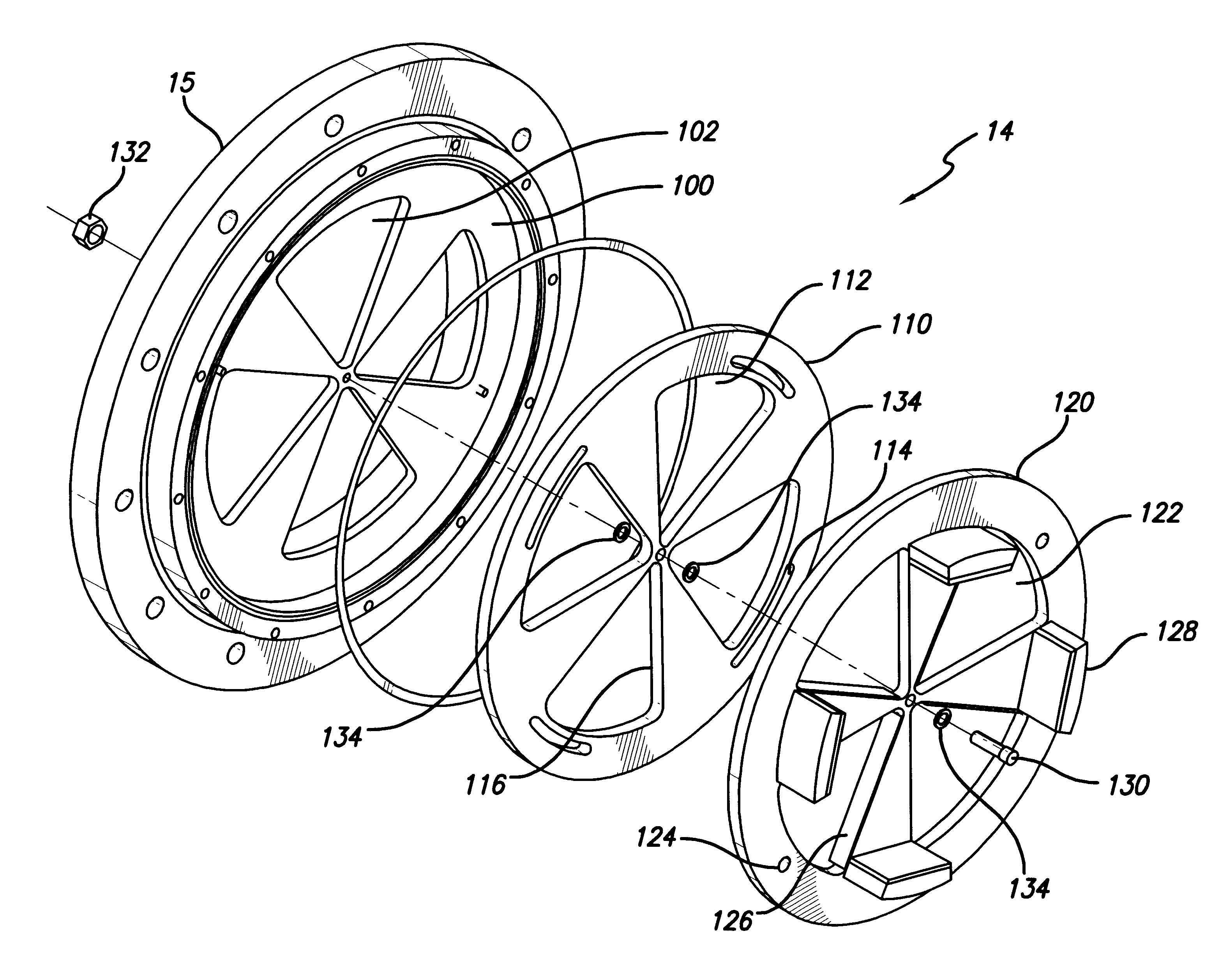 Airflow control valve for a clean room