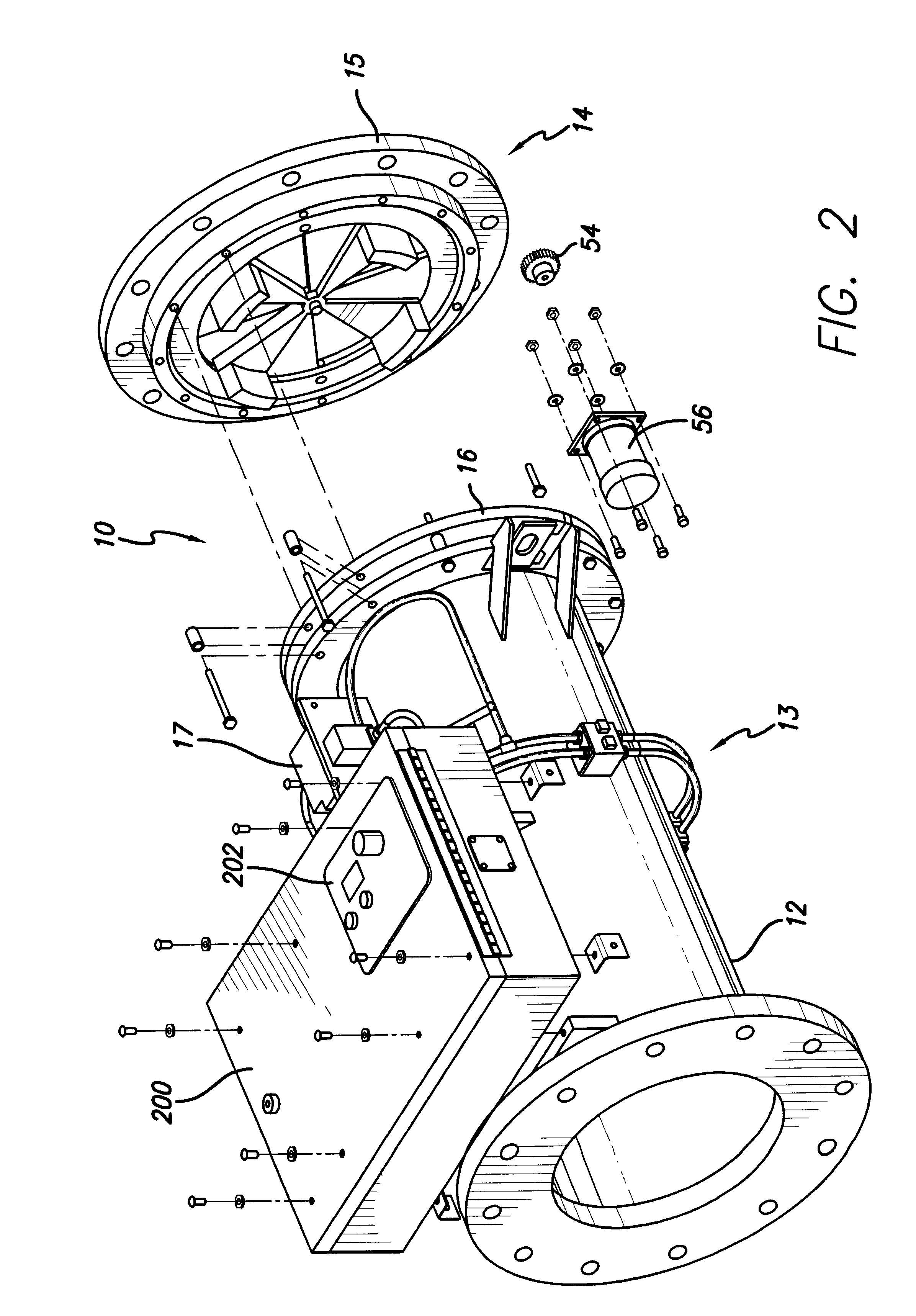 Airflow control valve for a clean room