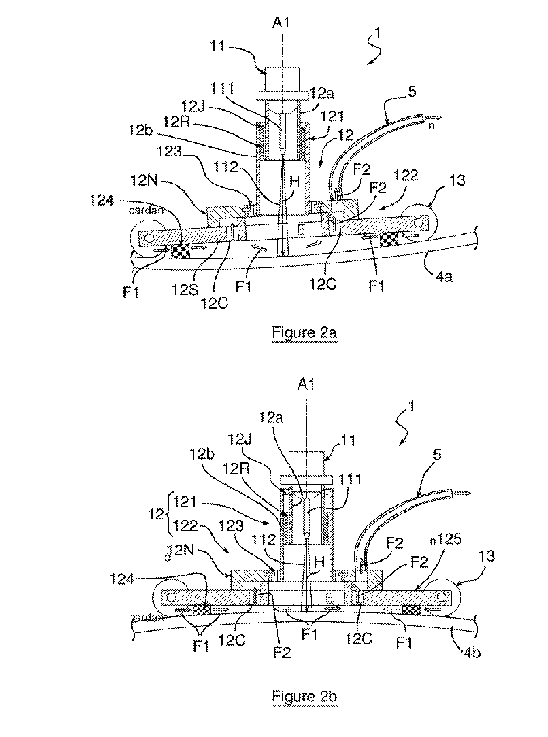 Method for recovering machining waste by input of energy and   machining machine comprising a waste recovery system