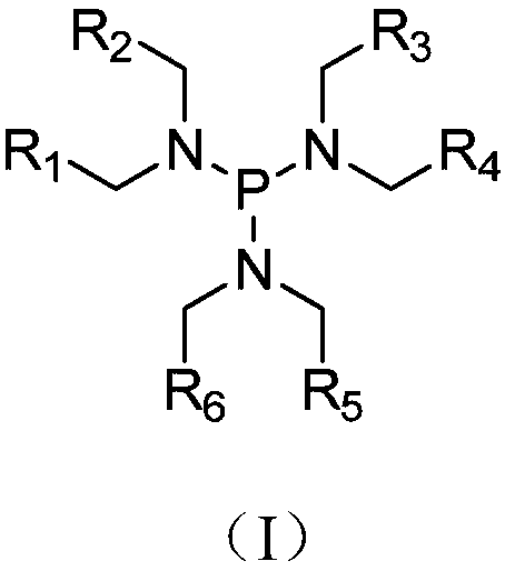 Application of tri (alkylamino) phosphonic compound, lithium ion battery, electrolyte and electrolyte additive