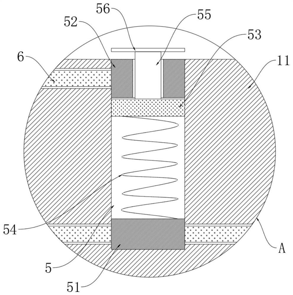 A multi-point monitoring anti-shedding and early warning color-changing ceramic tile