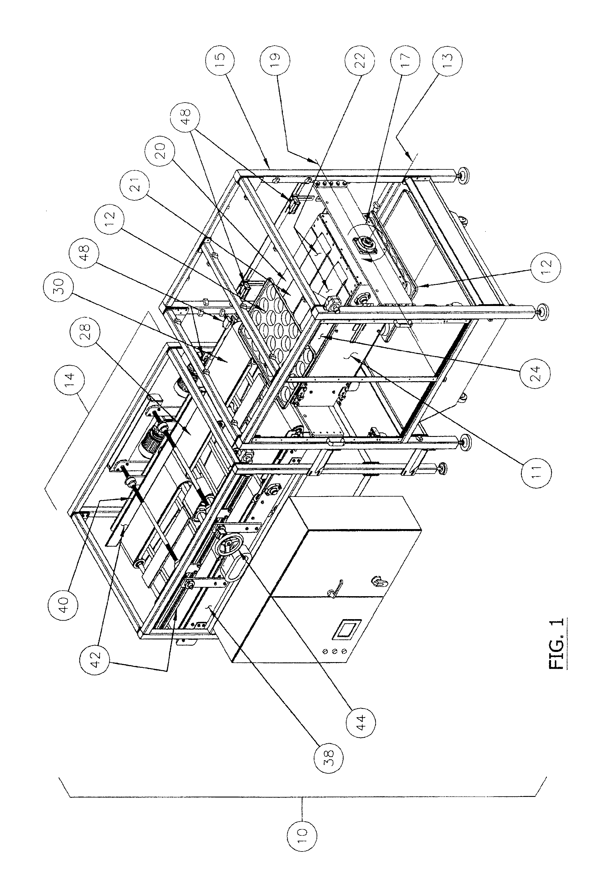 Pan inverting and/or cleaning system