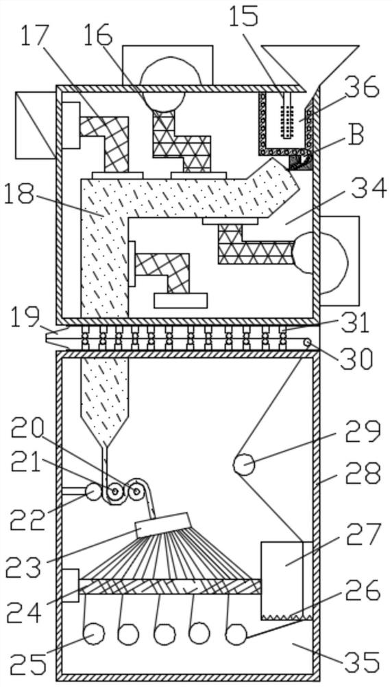 High-strength woven bag production device and use method thereof