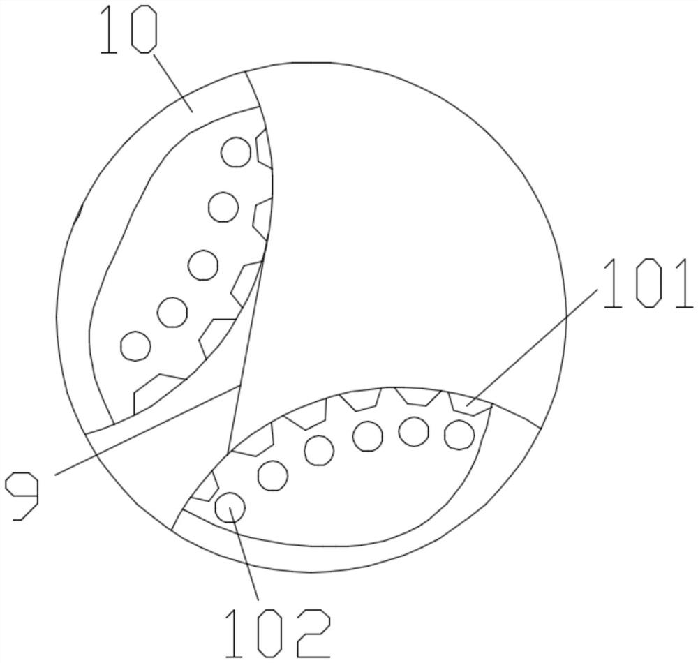 High-strength woven bag production device and use method thereof