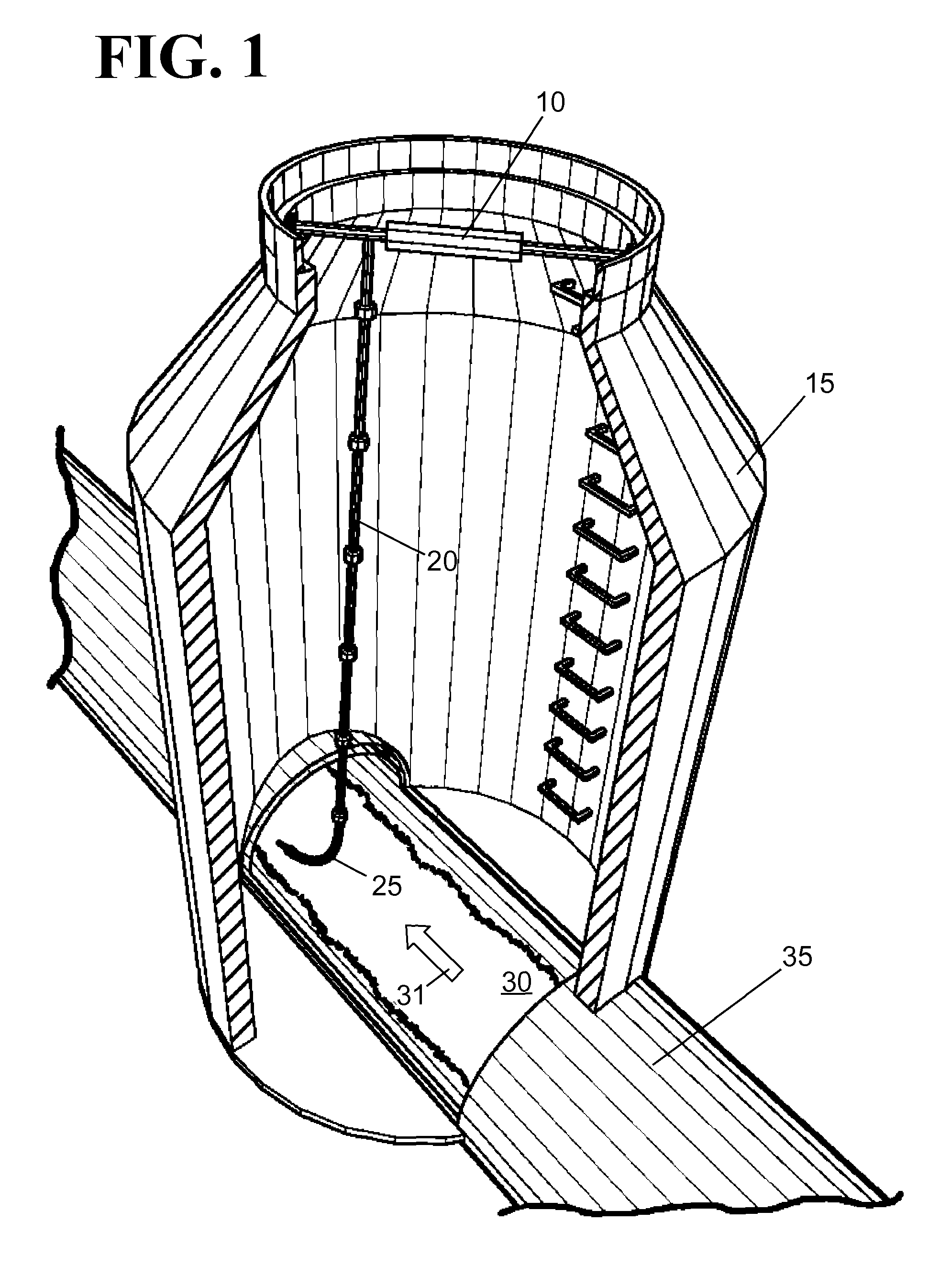 Method and device for the assessment of fluid collection networks