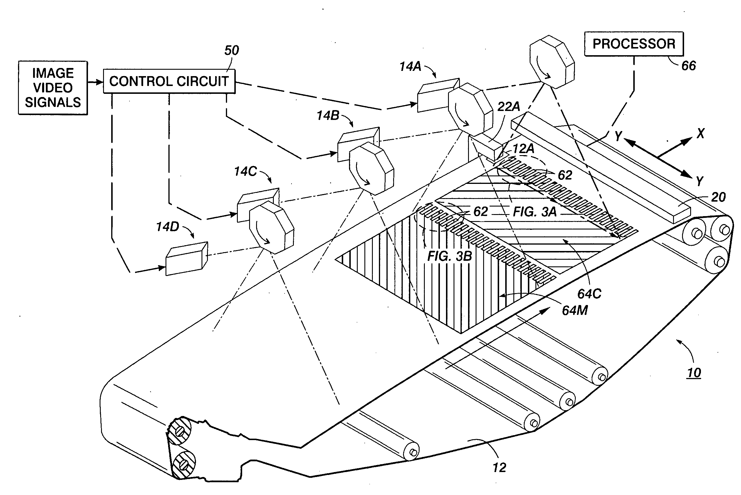 Use of xerographic images and a full-width array sensor for multiple control system sensing