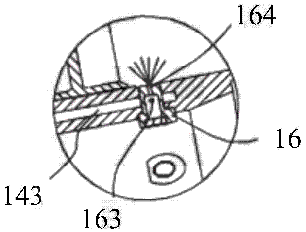 Combustion chamber fuel nozzle device