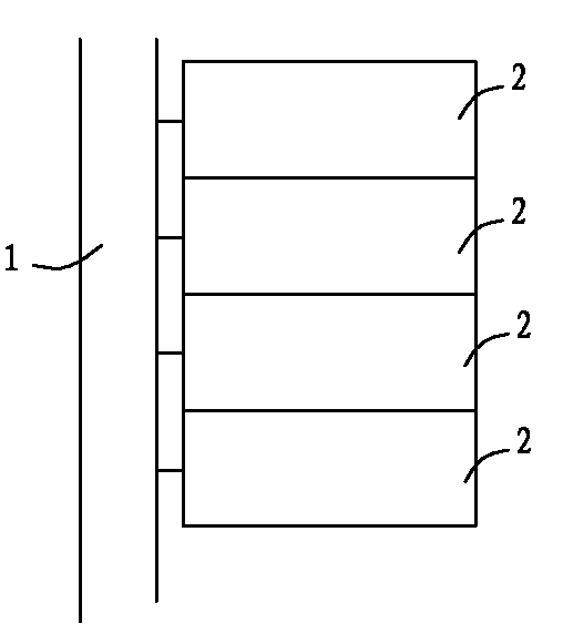 Gas injection point retreating type coal underground gasification system and process