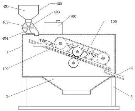 Polishing device for rice production