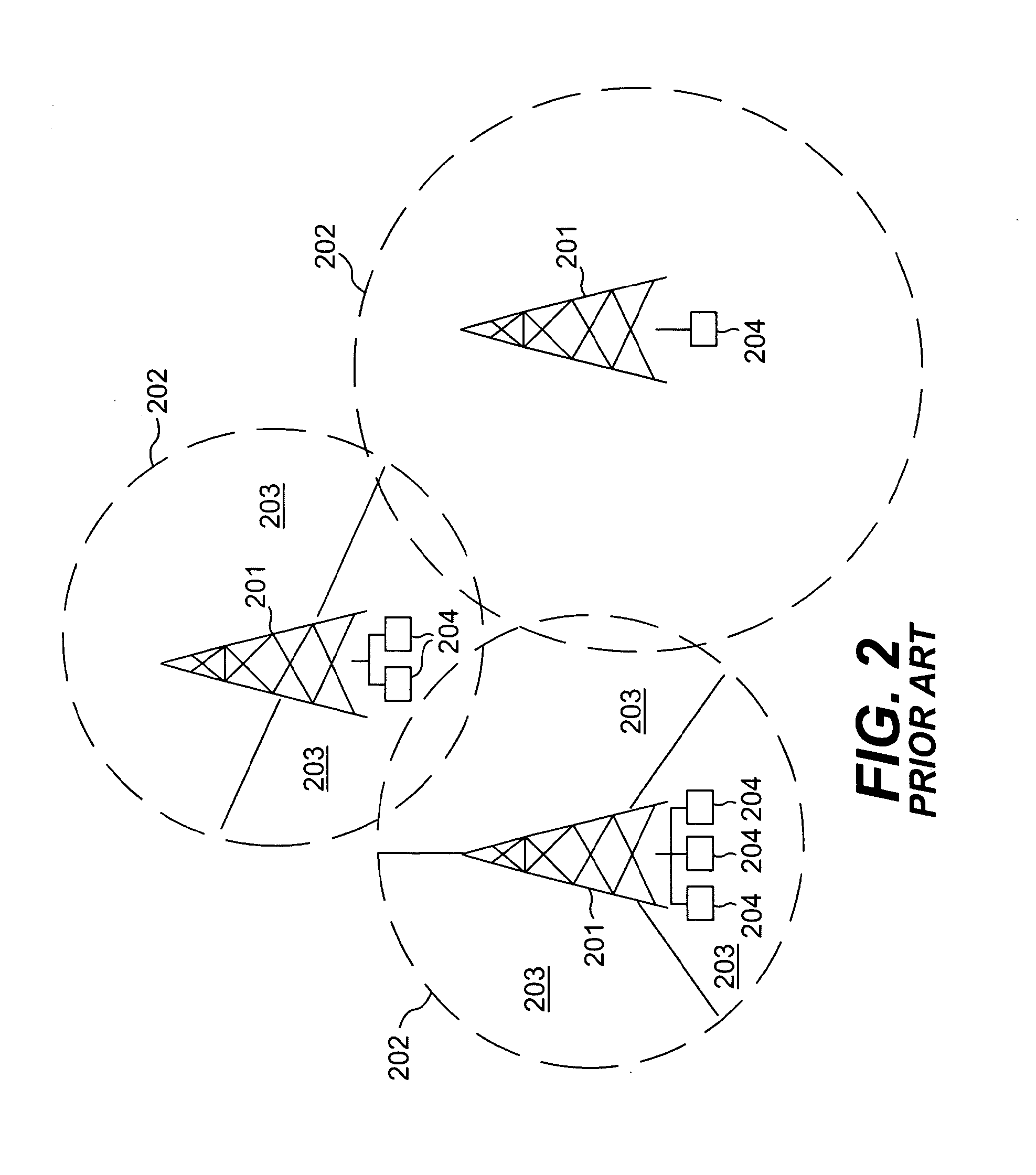 System and method for constructing a carrier to interference matrix based on subscriber calls