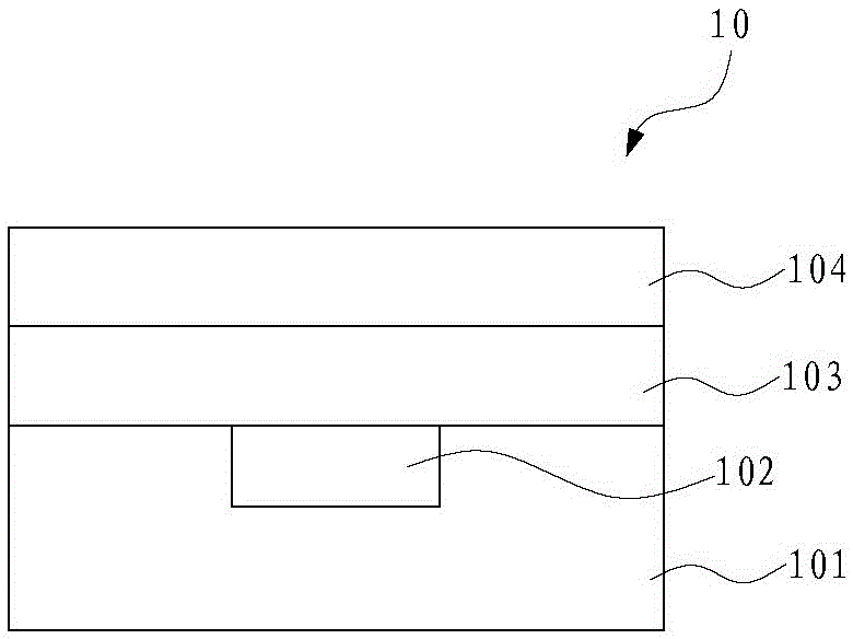 A diode selection element array structure and manufacturing method