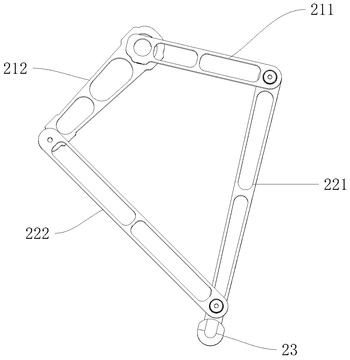 Agile quadruped robot based on coaxial parallel mechanism