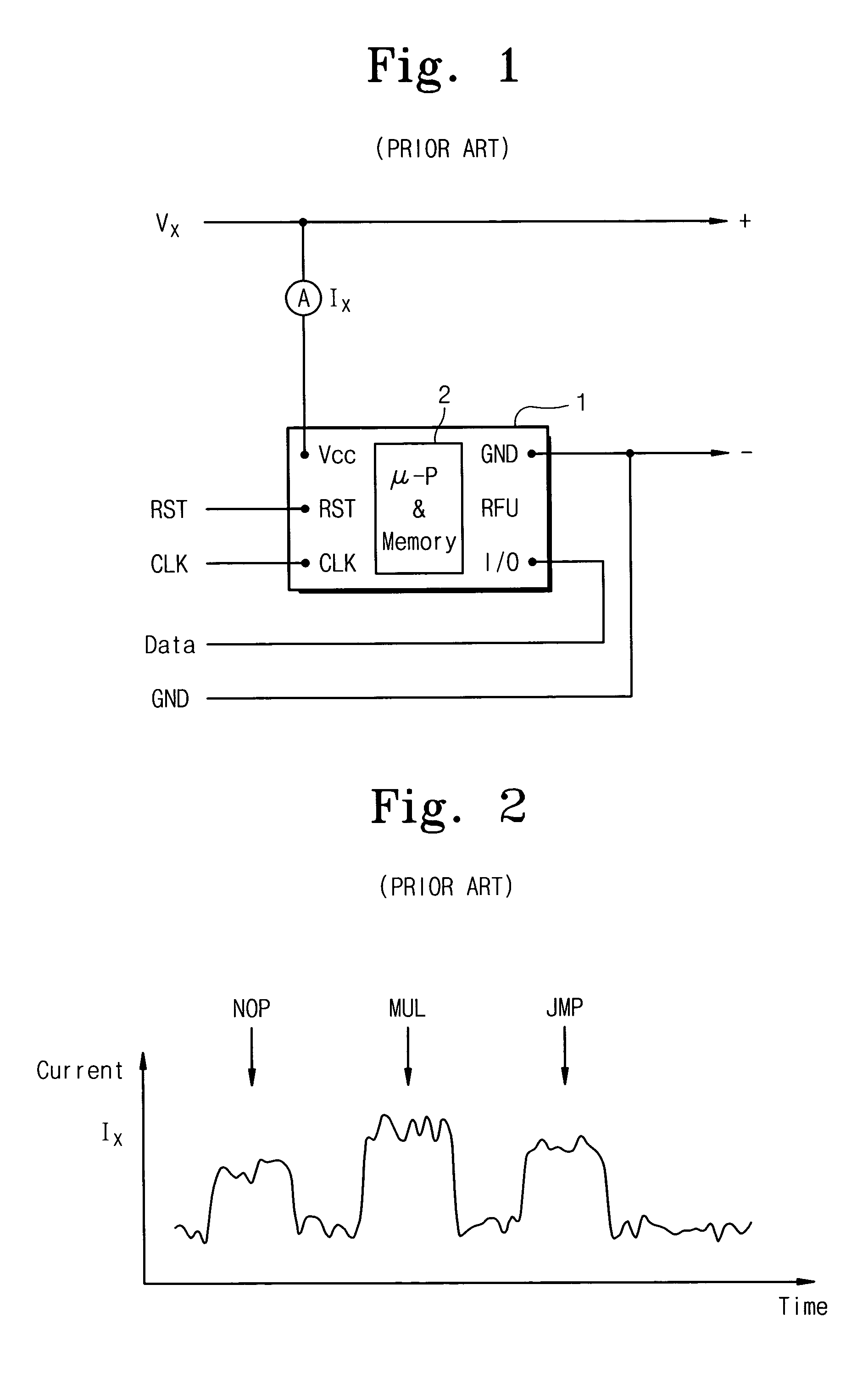 Smart cards having protection circuits therein that inhibit power analysis attacks and methods of operating same