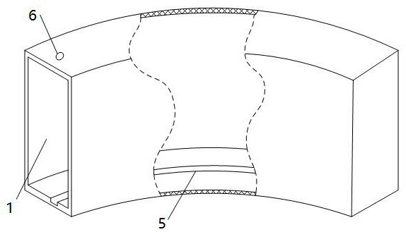 Image intensifier high-voltage power supply voltage doubling module integrated potting device and potting method