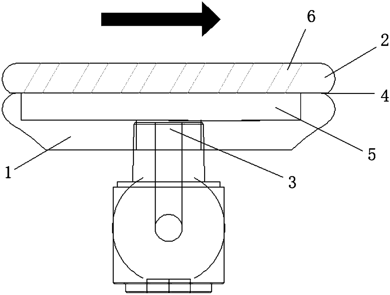 Air flotation transition device and liquid crystal display conveying device