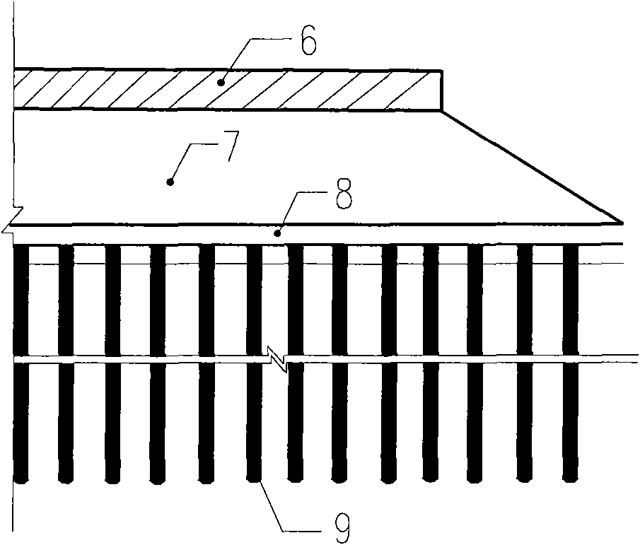 Variable rigidity treatment system for vehicle jumping at bridge head of highway