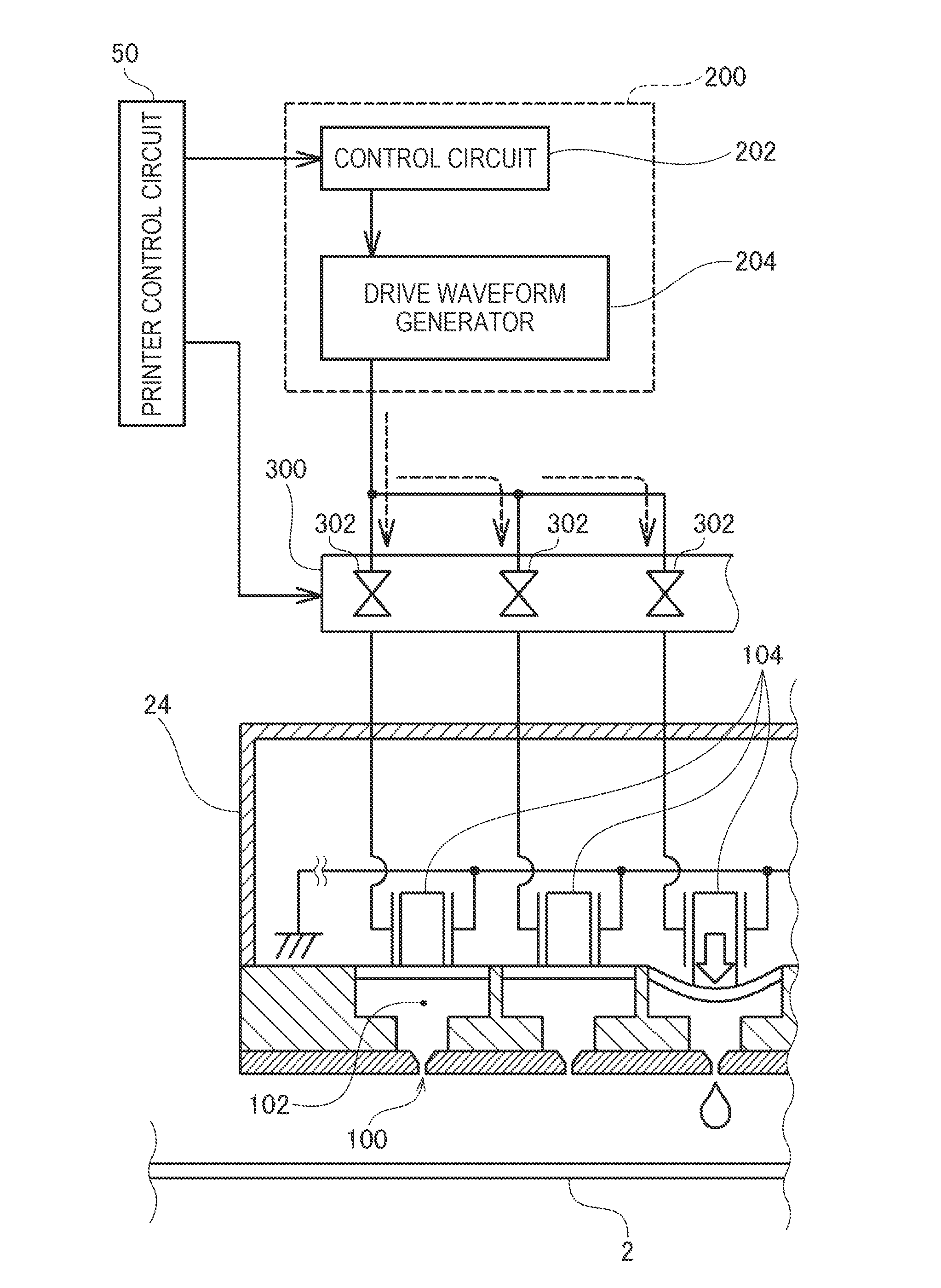 Capacitive load driving circuit, liquid ejection device, and printing apparatus