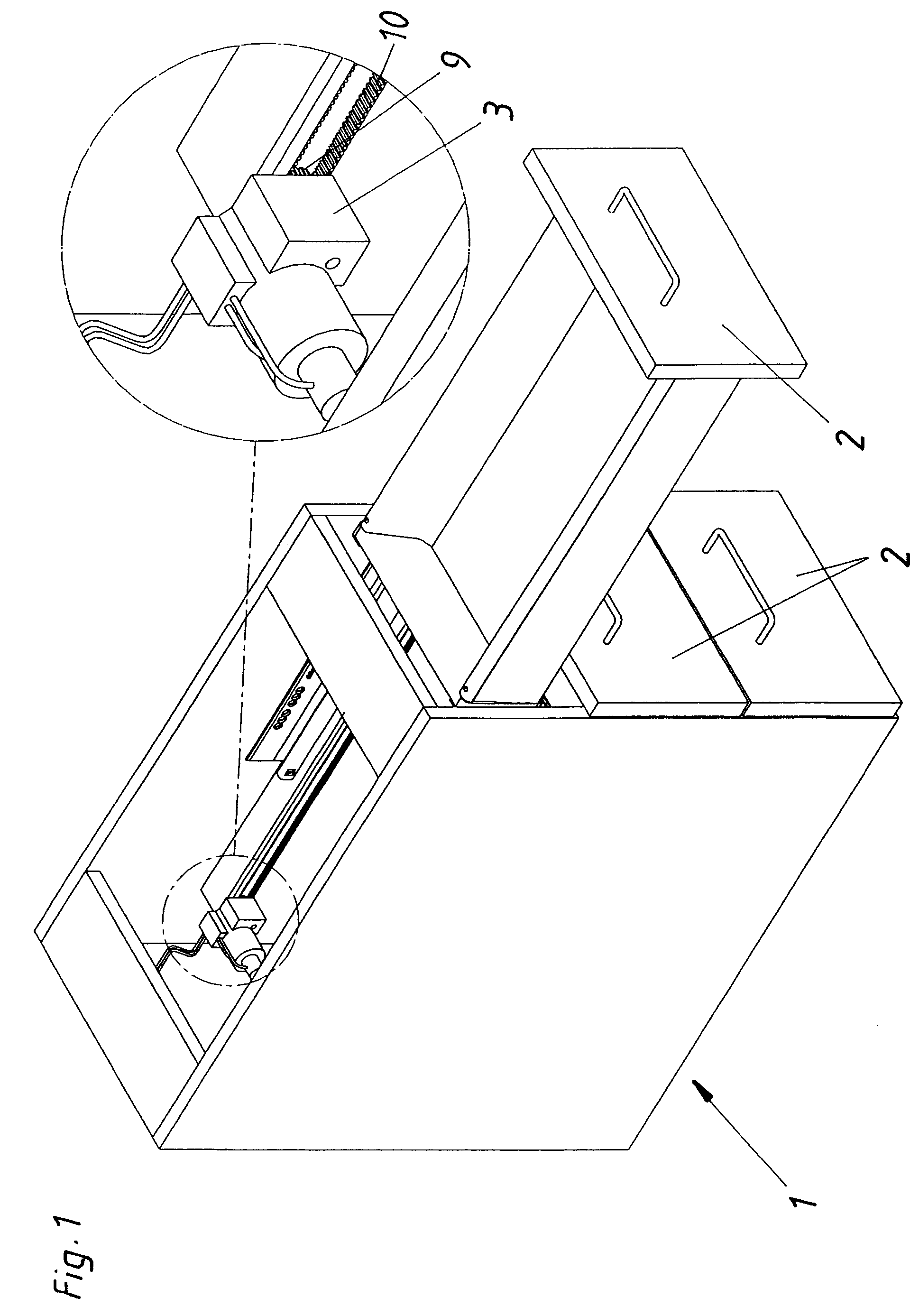 Procedure for driving a moveable part of an item of furniture