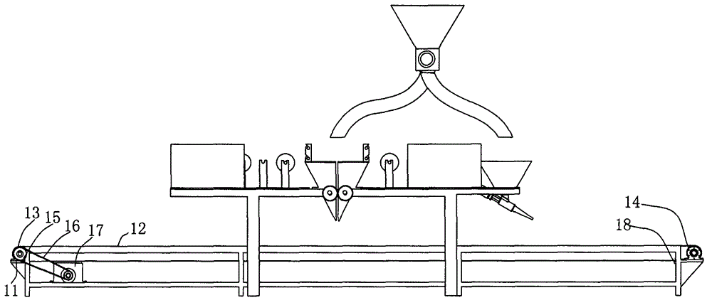 Multilayer fabric mixing and spreading machine